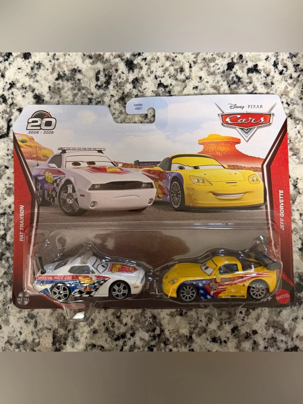 Pat Traxon 2-Pack Disney Pixar Cars Die-Cast Metal Toy Cars